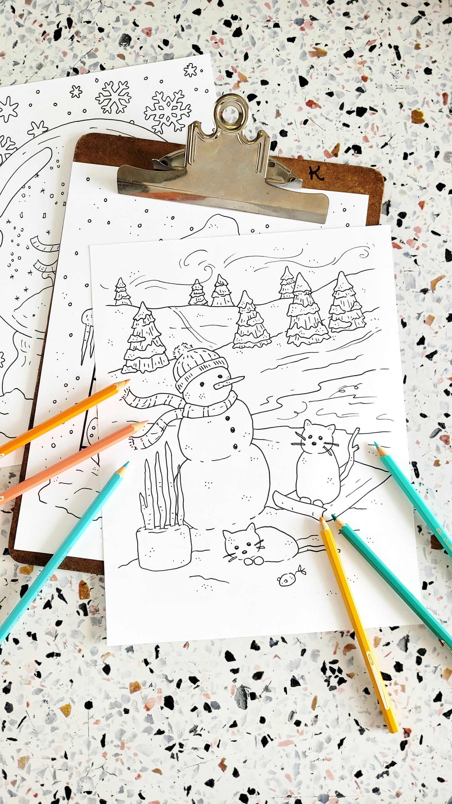 Winter Wonderland Coloring Pages