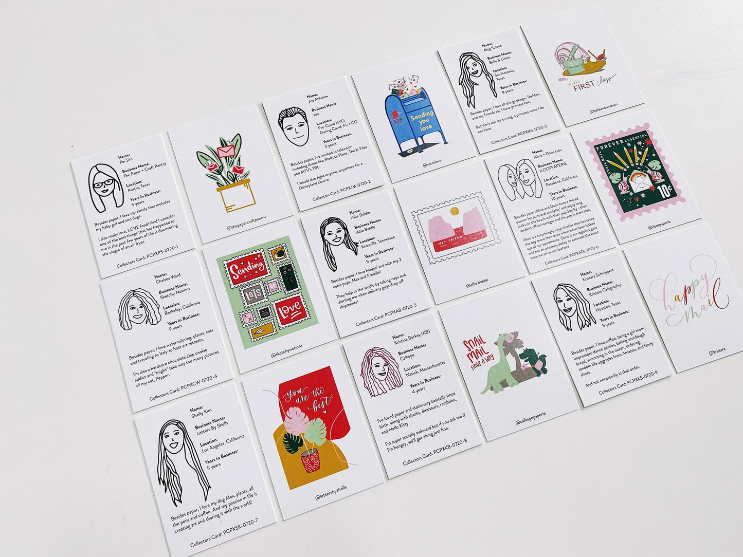 Sketchy Notions x The Paper + Craft Pantry Collectors Card