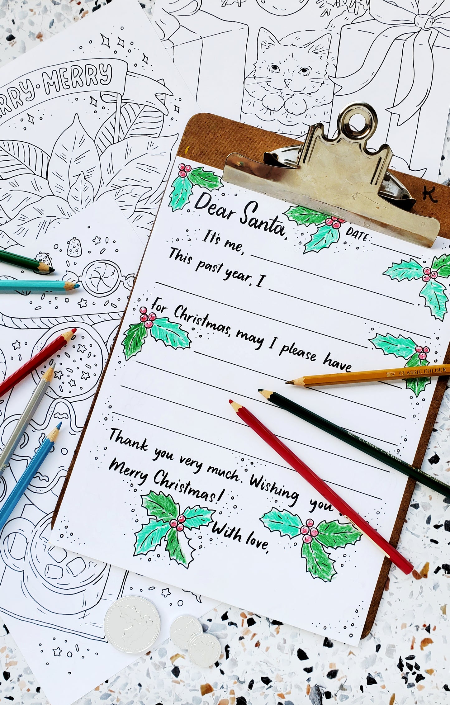 Printable Christmas Coloring Pages