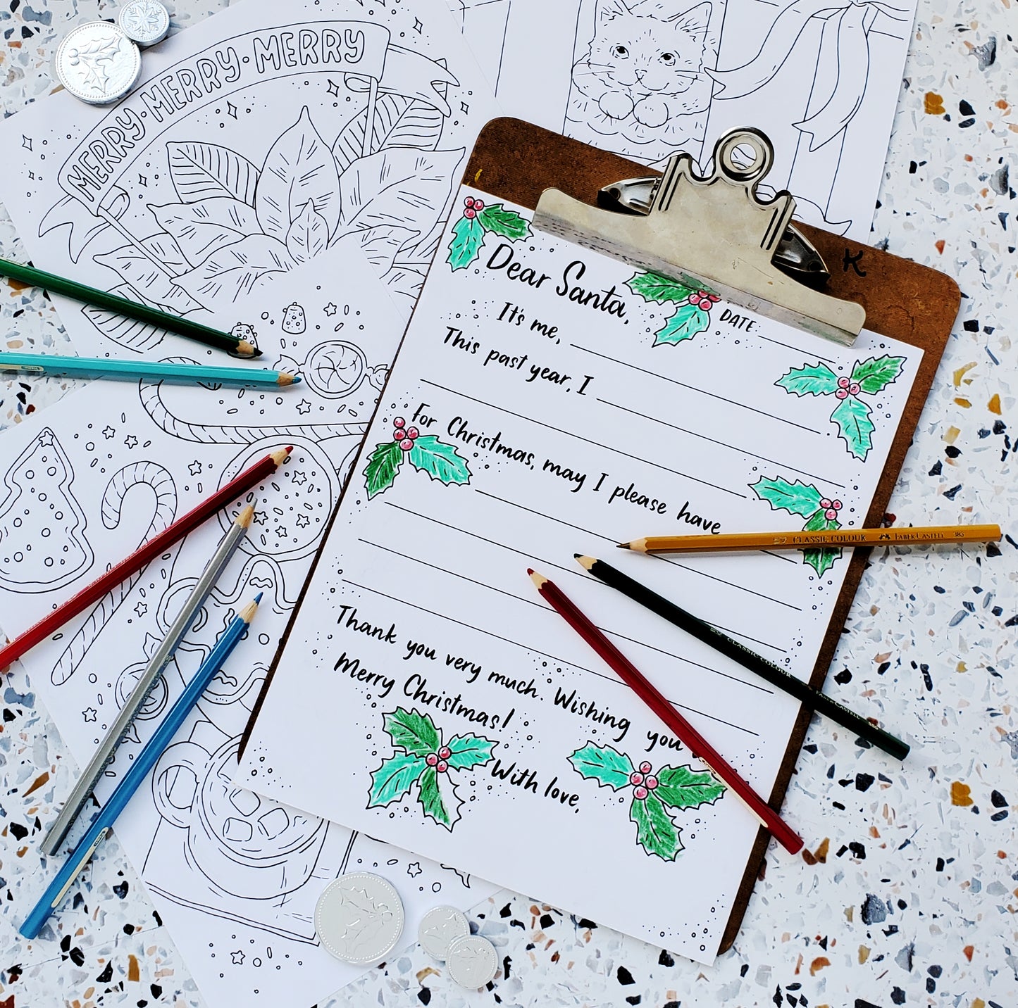 Printable Christmas Coloring Pages