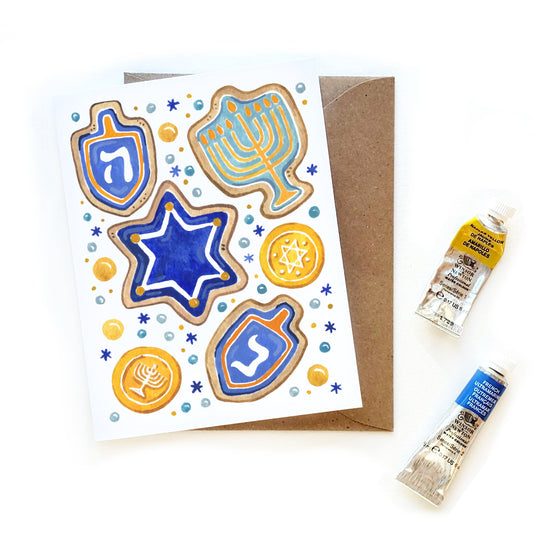 Hanukkah Cookie + Sweets Card