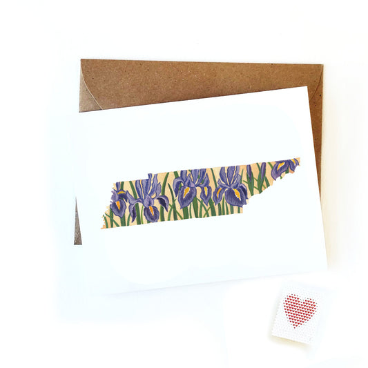 Tennessee State Flower Iris Card
