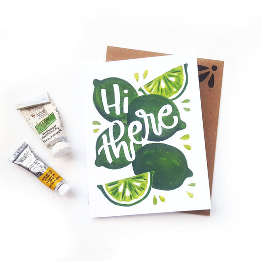 Hi There Limes Card
