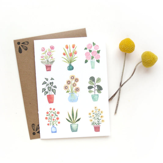 Mini Flower Garden Card