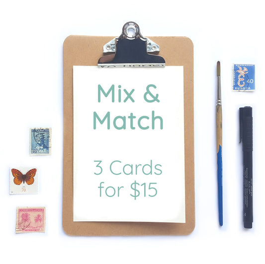 Mix + Match Card Bundle | 3 Cards for $15