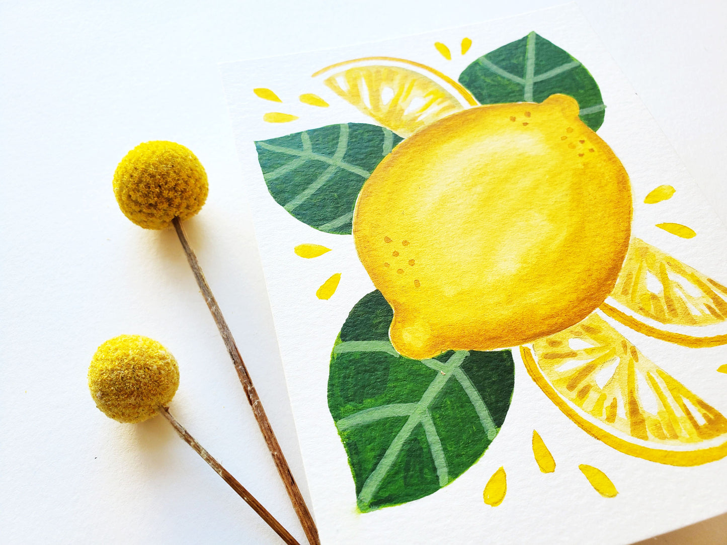 Lemons Original Watercolor